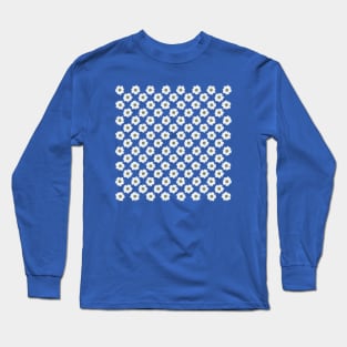 Daisy Repeat 2 French Blue Long Sleeve T-Shirt